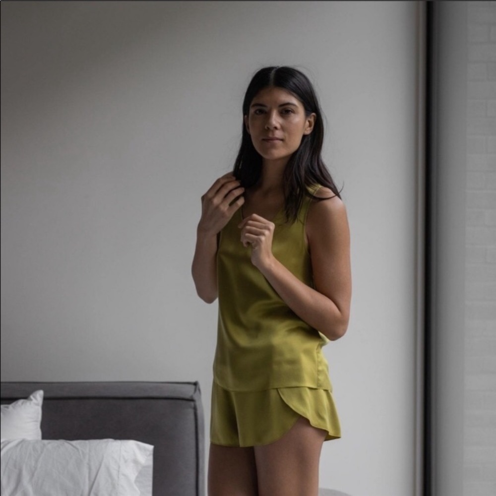 ISO Lunya Palma Colored silk pajama set Large!!